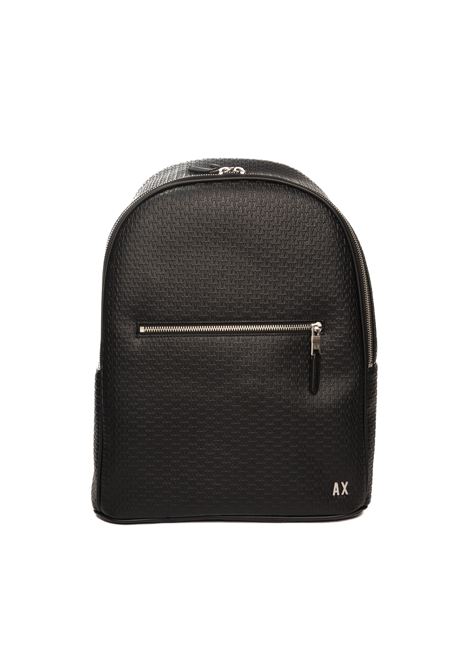 black logo backpack ARMANI EXCHANGE | XM000156AF11928-UC001